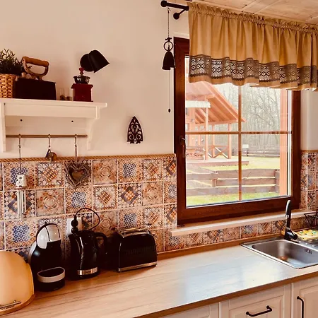 別荘 Kaszubski Dom Ostoja Bukowo *